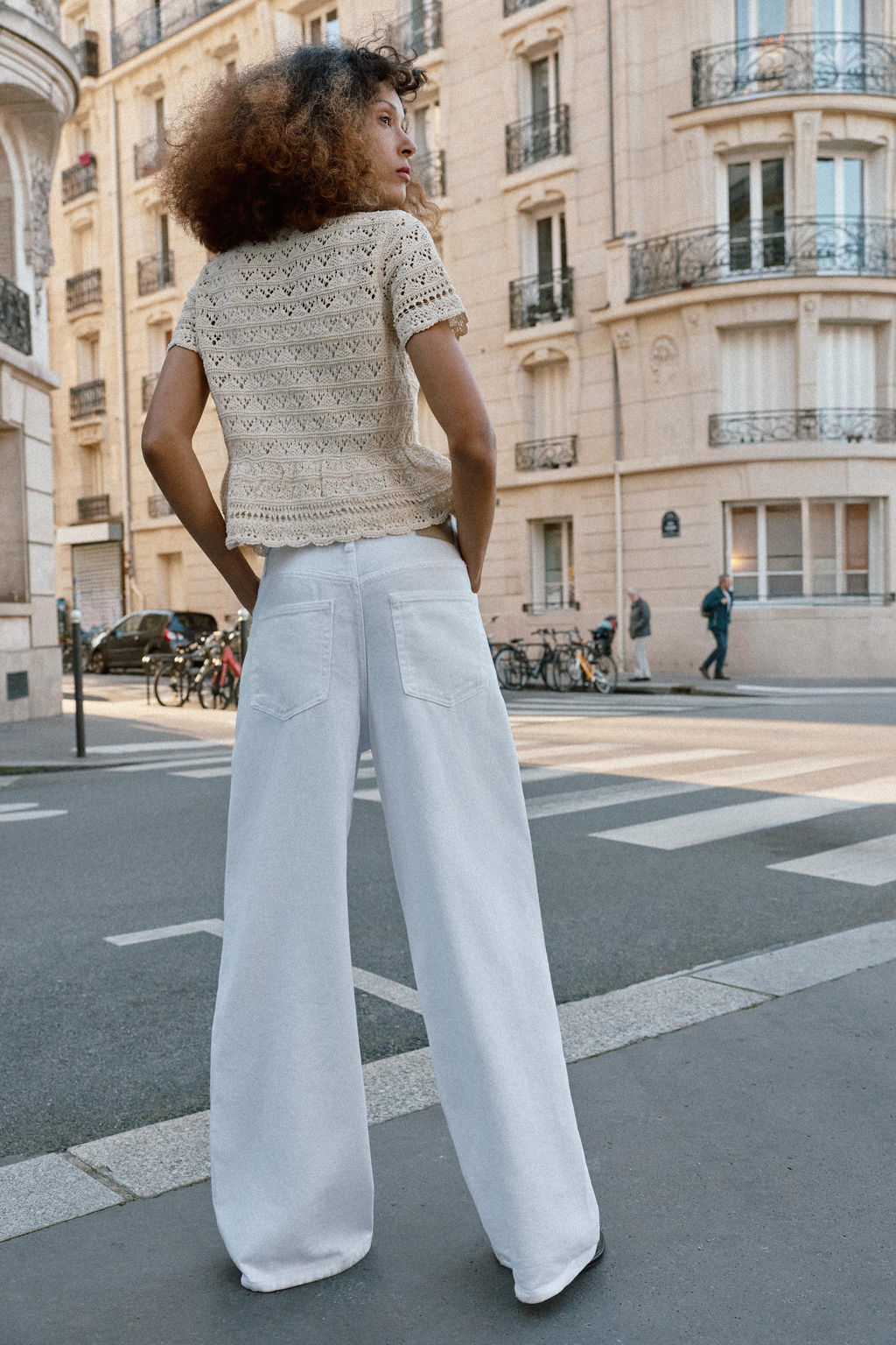 CHAQUETA PUNTO POINTELLE MANGA CORTA / Crudo - Zara фото 6