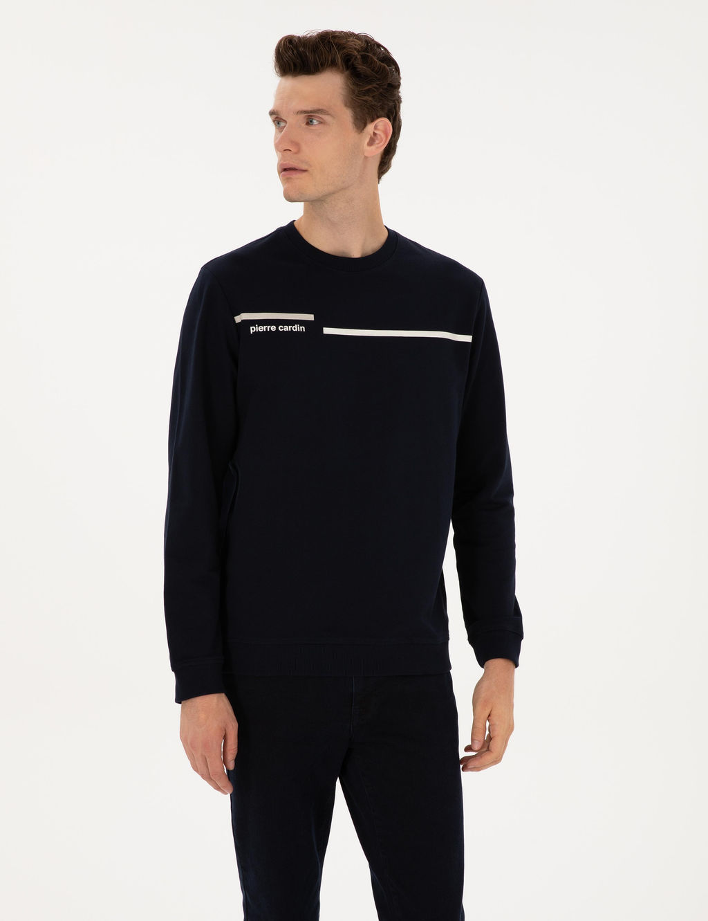 Lacivert Regular Fit Sweatshirt