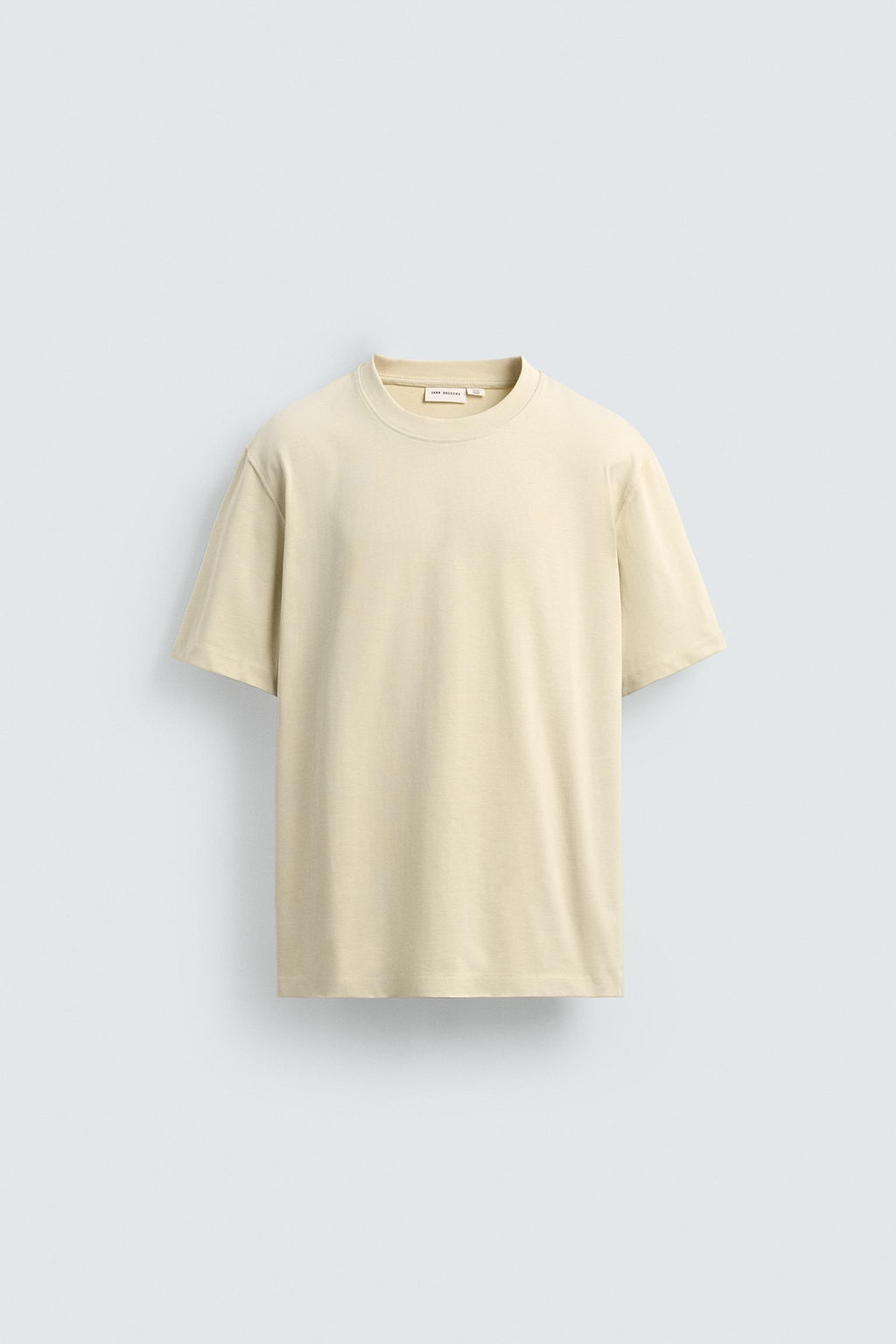 CAMISETA HEAVYWEIGHT MANGA CORTA ORIGINS / Amarillo pastel