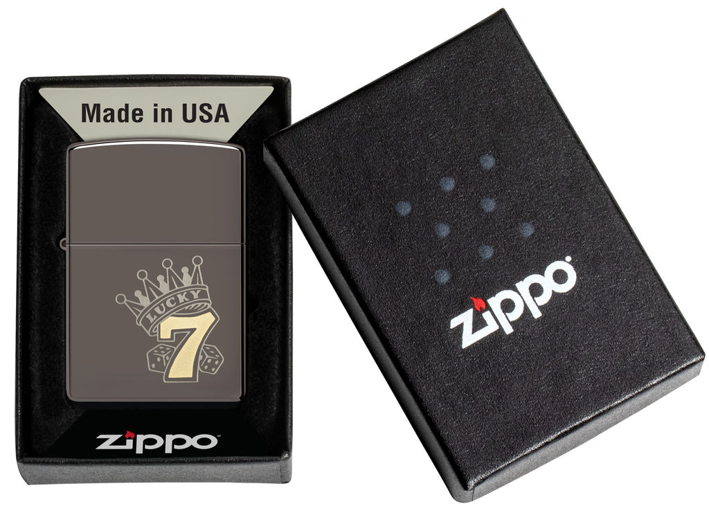 Зажигалка ZIPPO Счастливая 7 | Lucky 7 Design 48913  фото 6