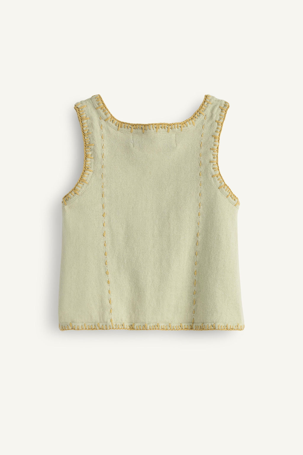 TOP PUNTO BORDADOS CONTRASTE LIMITED EDITION / Verde agua - Zara фото 4