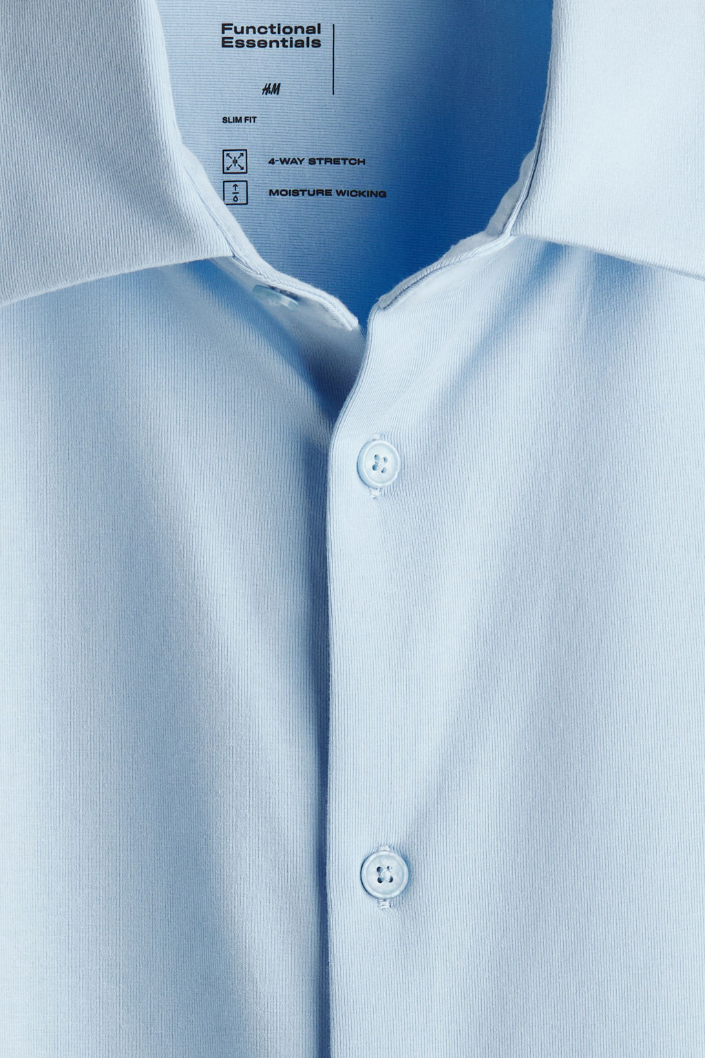 Camisa Four-way stretch Slim Fit - H&m фото 5