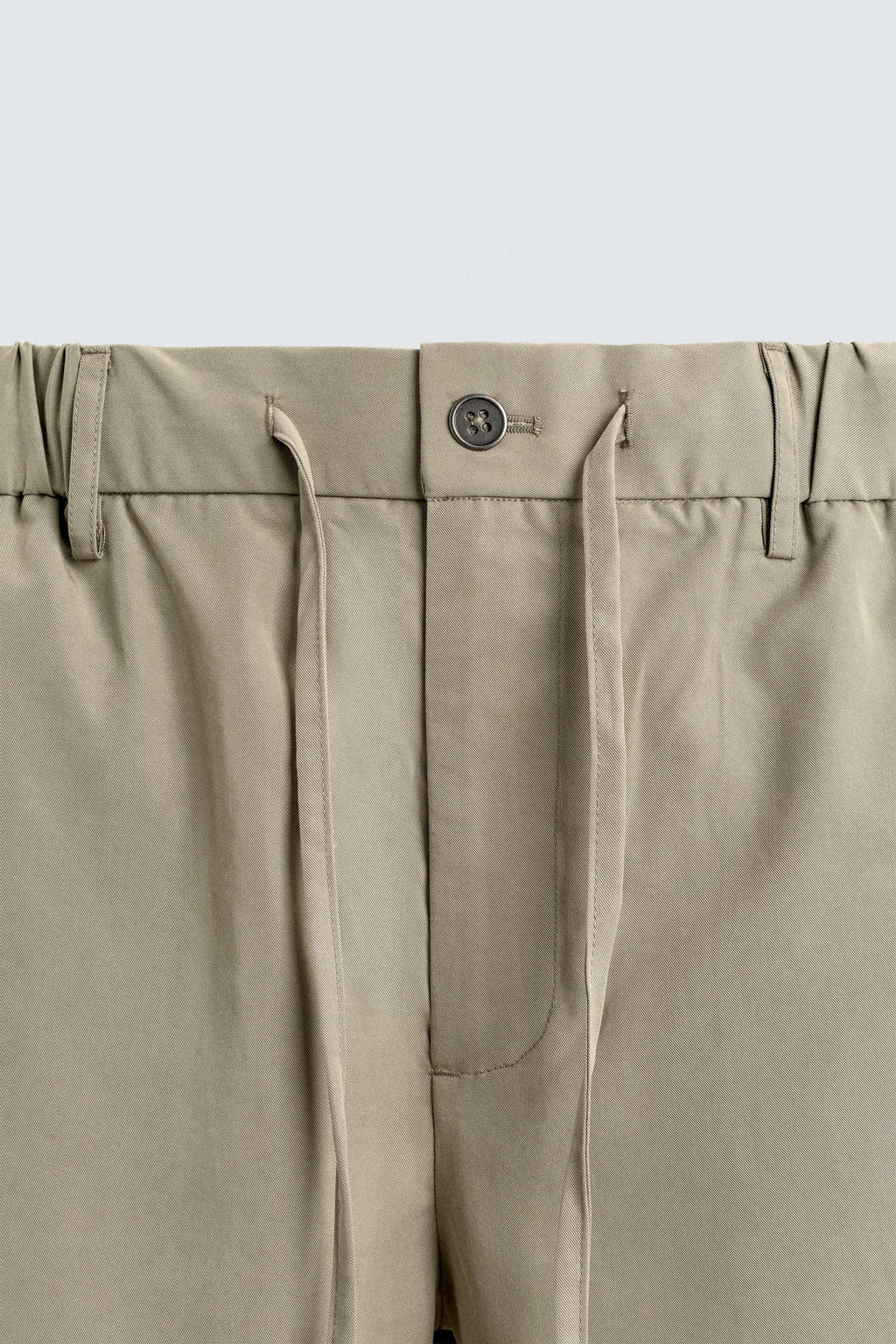 BERMUDA RELAXED FIT EFECTO LAVADO / Beige