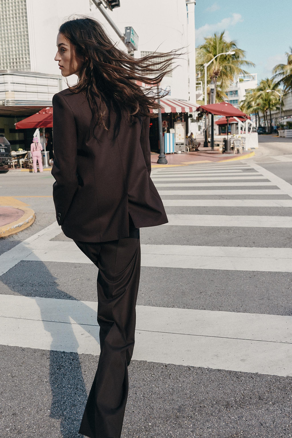 DOUBLE-BREASTED BLAZER WITH SHOULDER PADS - Zara фото 12