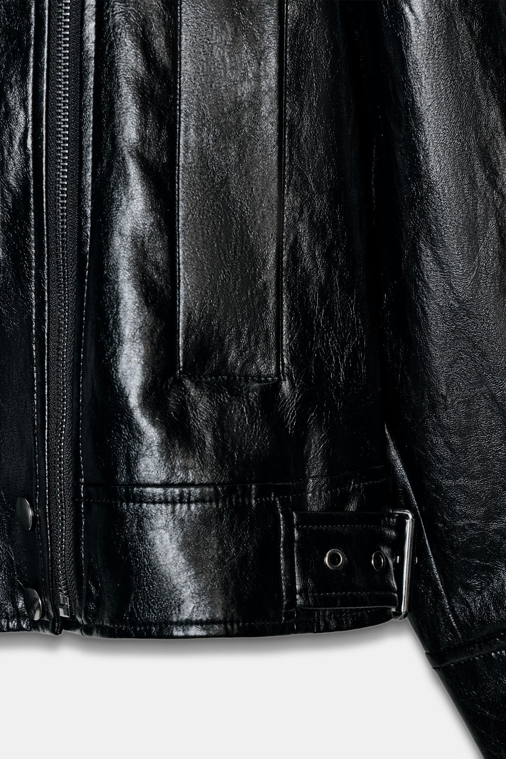 ZW COLLECTION LEATHER EFFECT JACKET - Zara фото 18