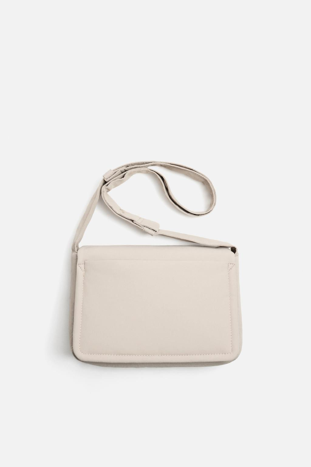 NYLON CROSSBODY BAG WITH FLAP - Zara фото 14