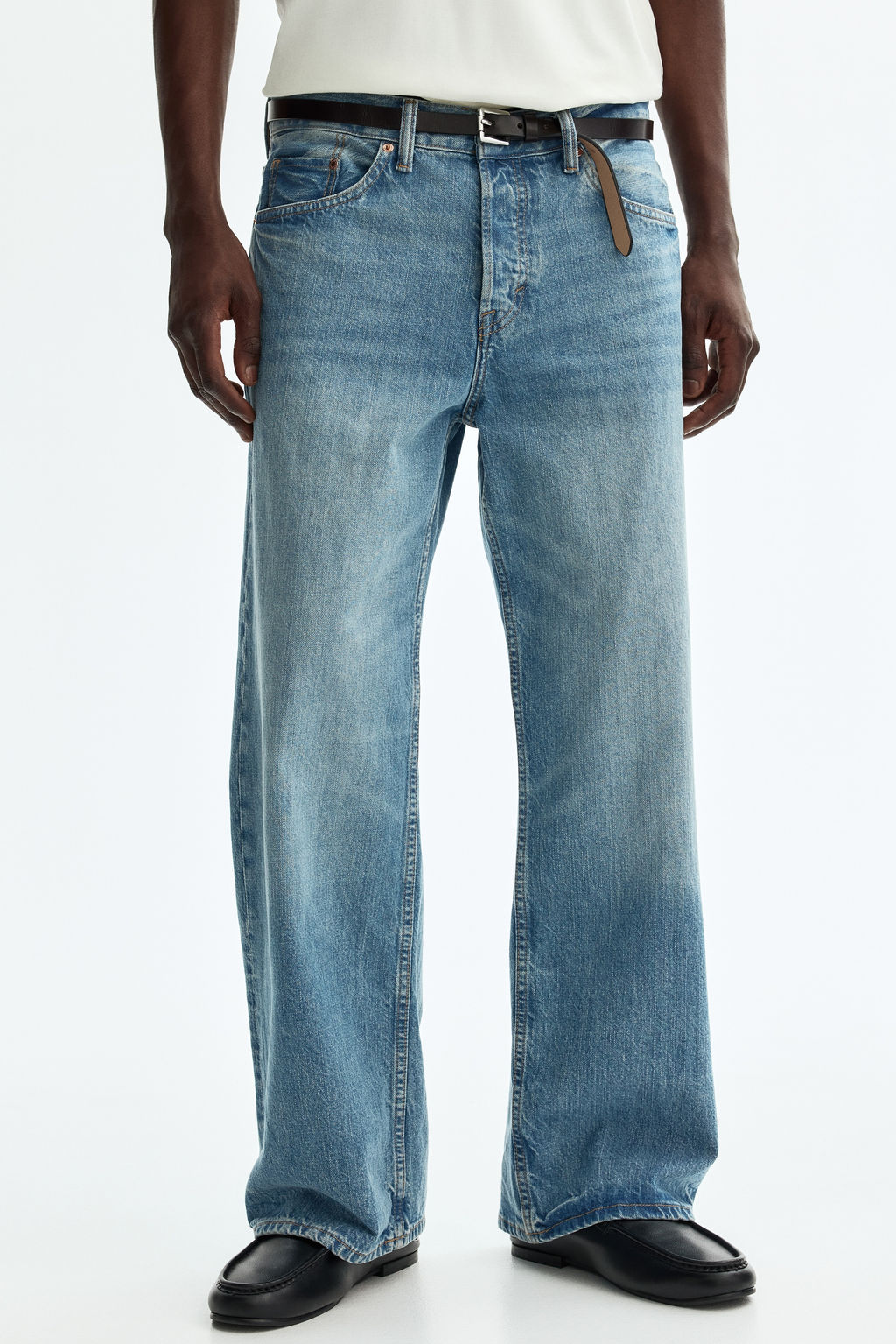 Loose Straight Jeans - H&m фото 10