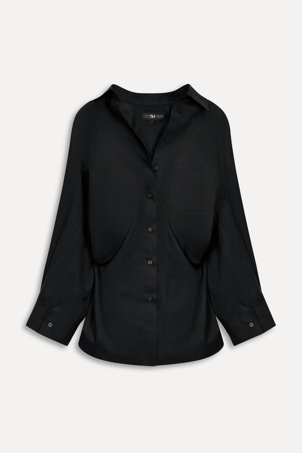 POPLIN SHIRT WITH BATWING SLEEVES 50TH ANNIVERSARY - Zara фото 2