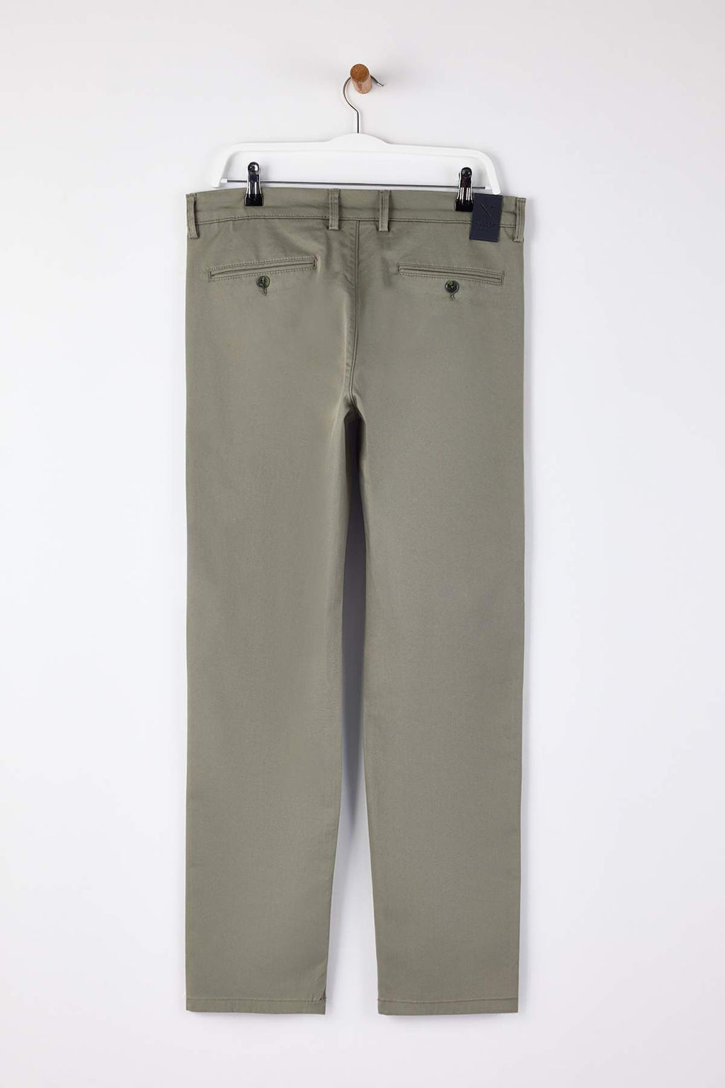 Yesil Erkek Gabardin Dokulu Kumas Pantolon TMNAW26PL00026