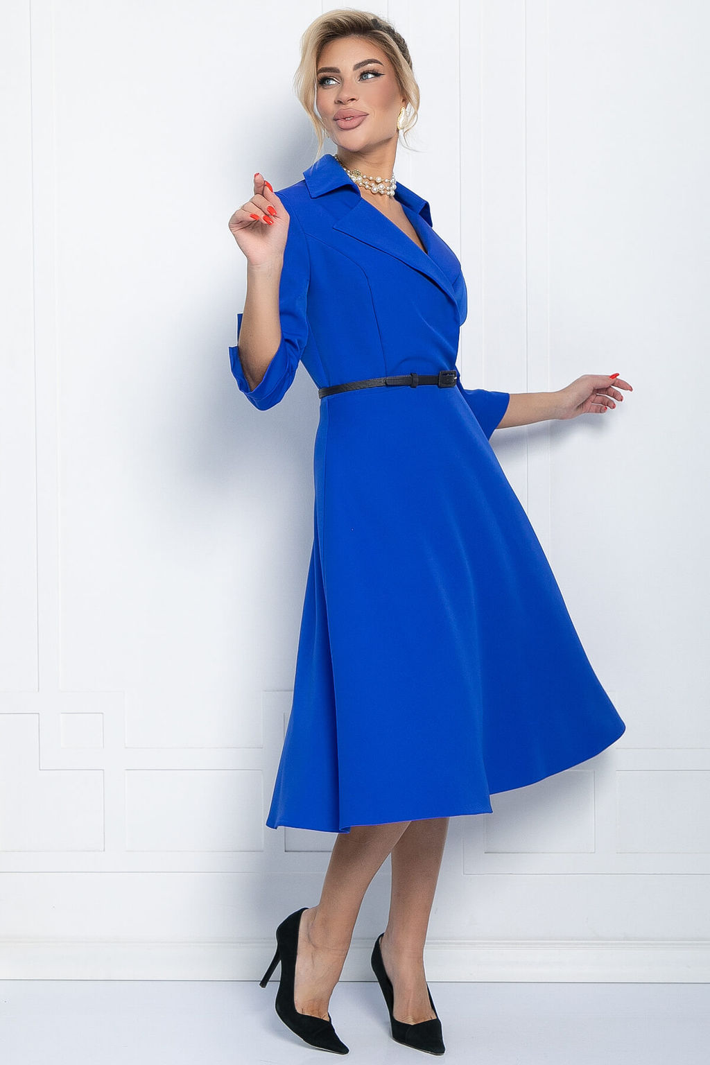 Платье Лесли (синее) П11518 - Lt collection фото 5