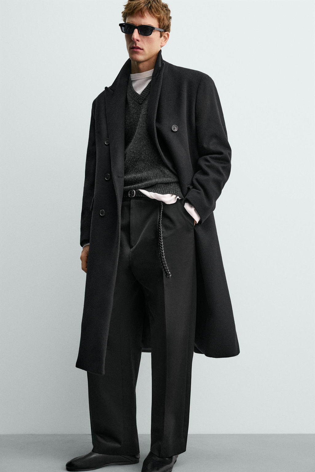 RELAXED FIT PLEATED TROUSERS AARON LEVINE X ZARA фото 16