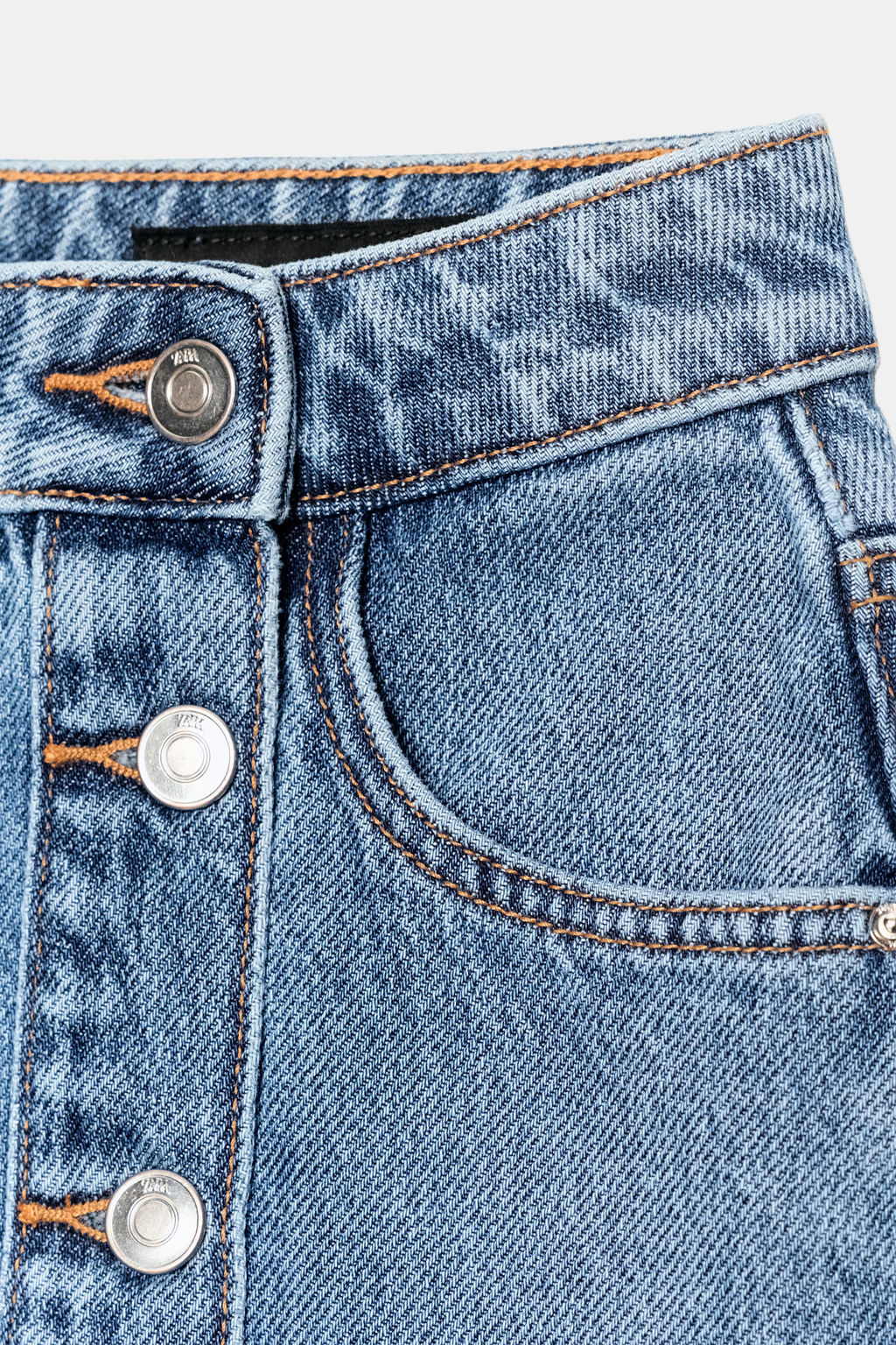 Z1975 CROPPED OVERSIZE DENIM SHIRT - Zara фото 15