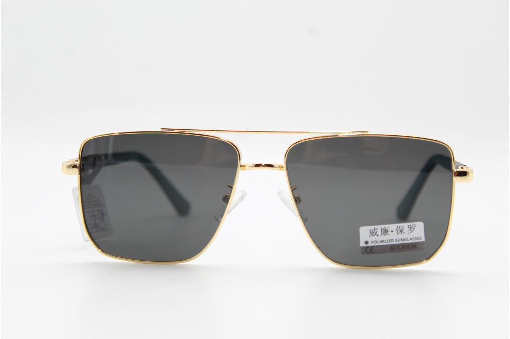 Солнцезащитные очки WILIBOLO (Polarized) 8025 57-16-142 зол/серая линза С2