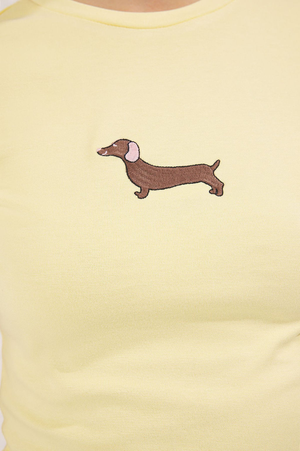 Trendyolmilla Antrasit Fitted/Vucuda Oturan Civciv Nak?sl? K?sa Kollu Esnek Orme Bluz TWOSS25BZ00462 фото 3