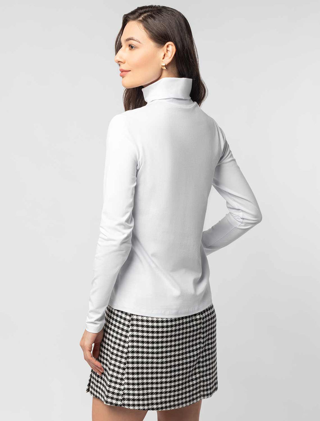 VILATTE / Водолазка из премиального хлопка с эластаном  фото 5