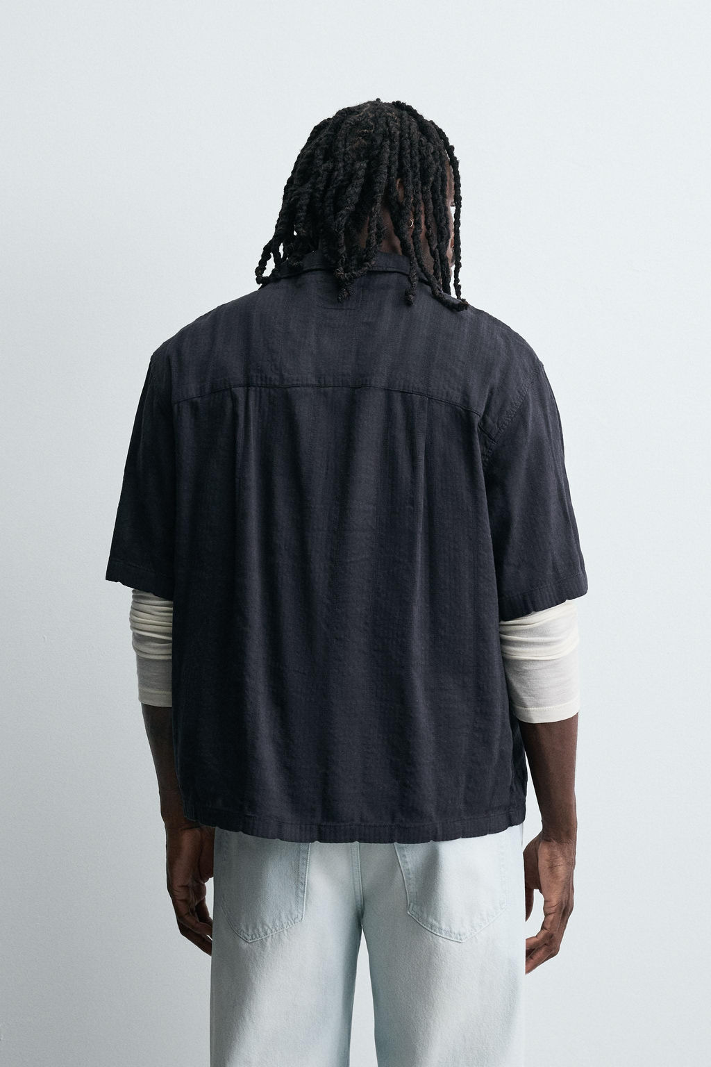 STRIPED JACQUARD SHIRT - Zara фото 3