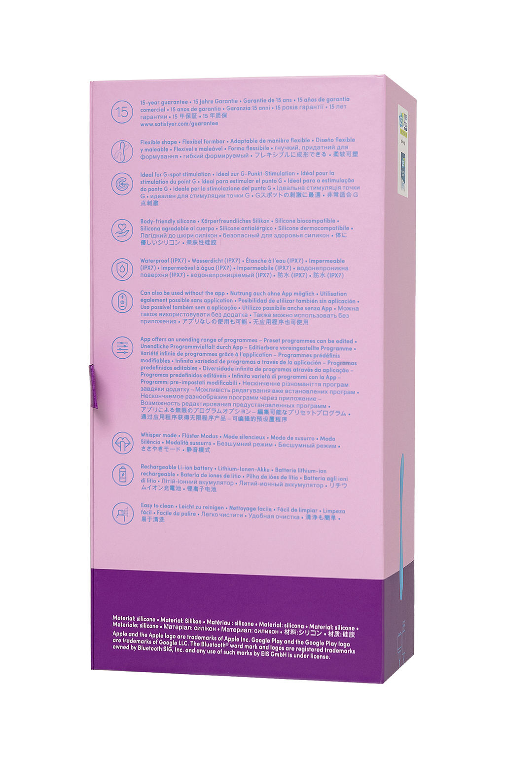 Стимулятор точки G Satisfyer G-Spot Flex 4+, голубой  фото 11