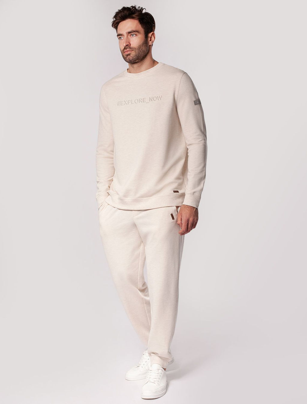 VILATTE / Джемпер с авторским принтом из легкого футера  фото 3