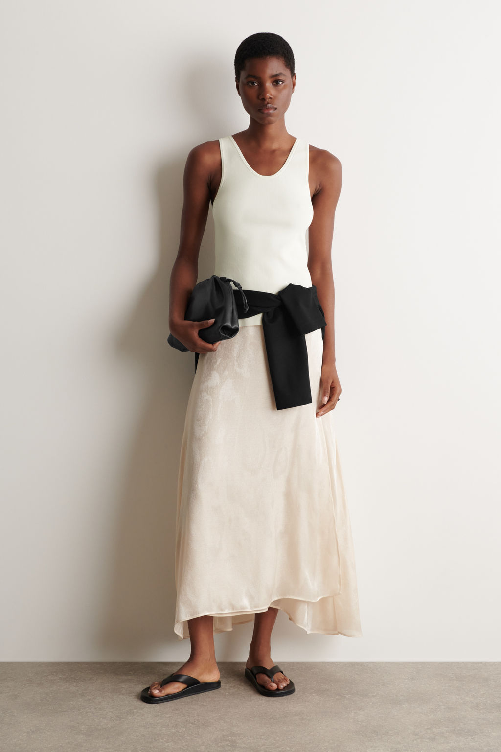 FALDA MIDI FLUIDA JACQUARD - H&m фото 3