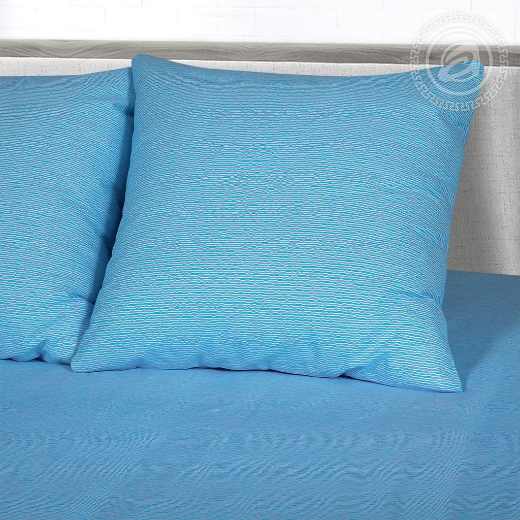 Постельное белье - Бязь Голубая лагуна (АД) Евро (молния) - Luteks фото 3