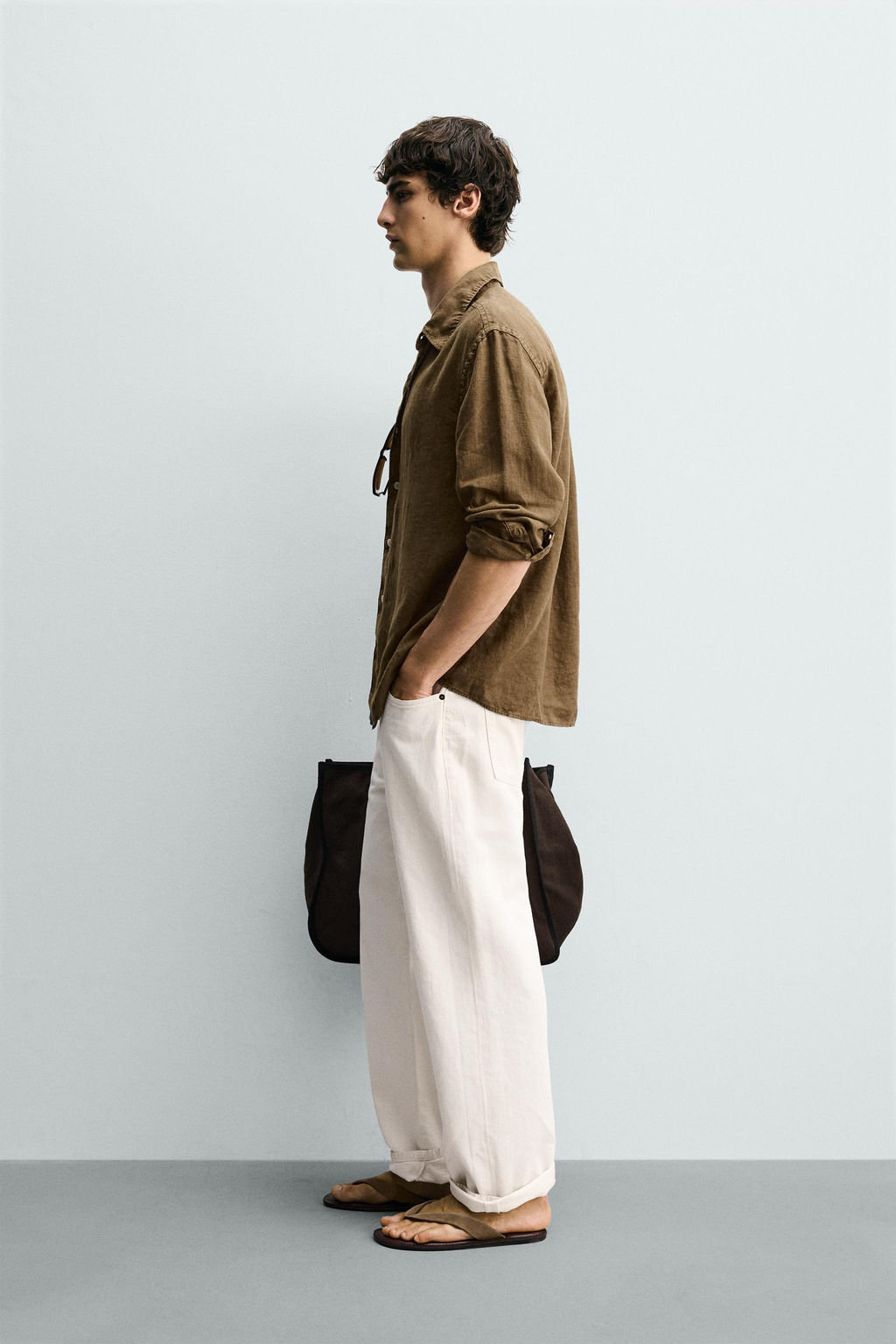 CAMISA LAVADA 100% LINO / Toffe - Zara фото 4