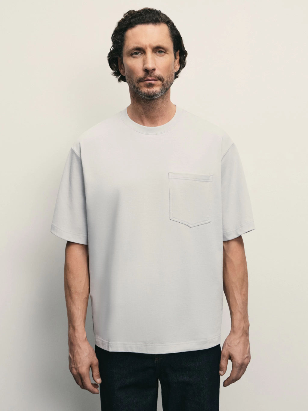 Футболка с карманом relax fit / Zarina  фото 3