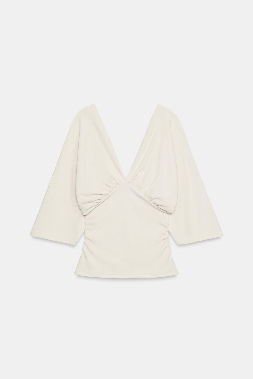 TOP TEXTURA ESCOTE PICO / Crudo - Zara фото 6
