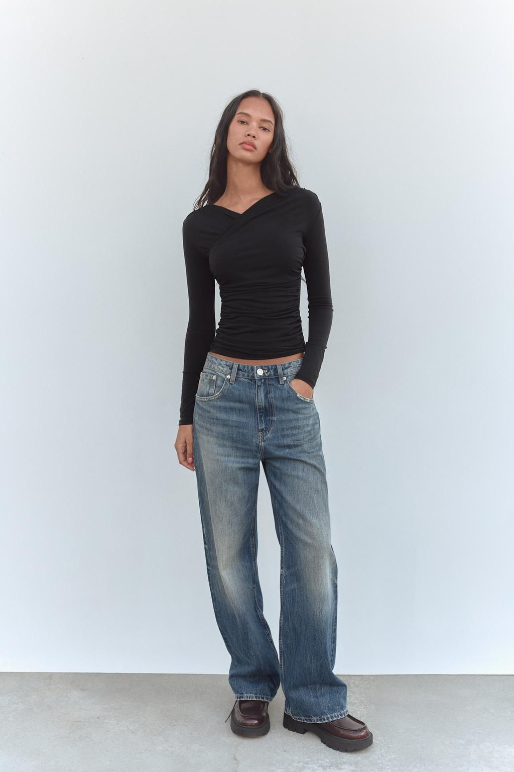 DRAPED TOP - Zara фото 12