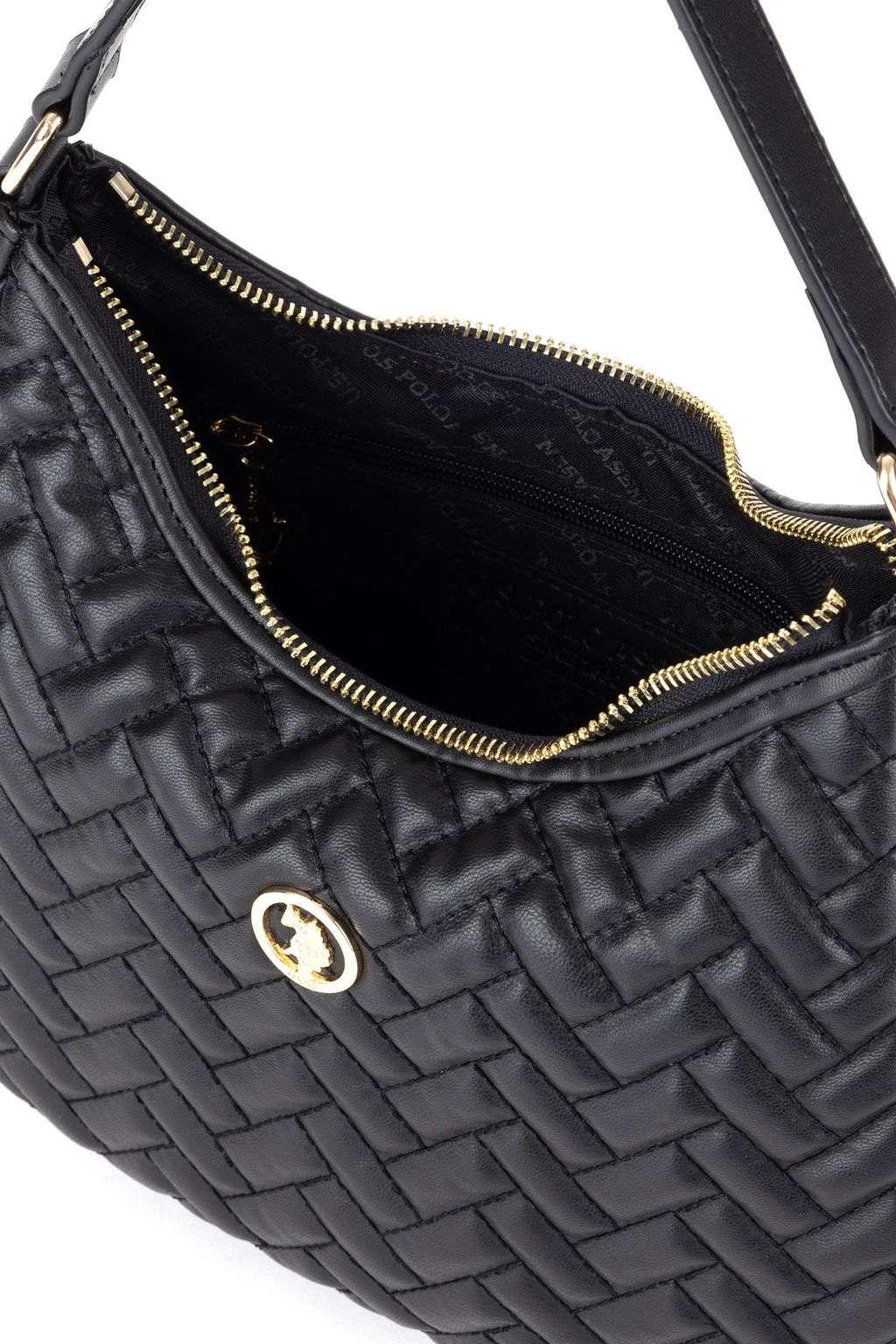 Женская черная сумка Неожиданная скидка в корзине - U.s. polo assn фото 4