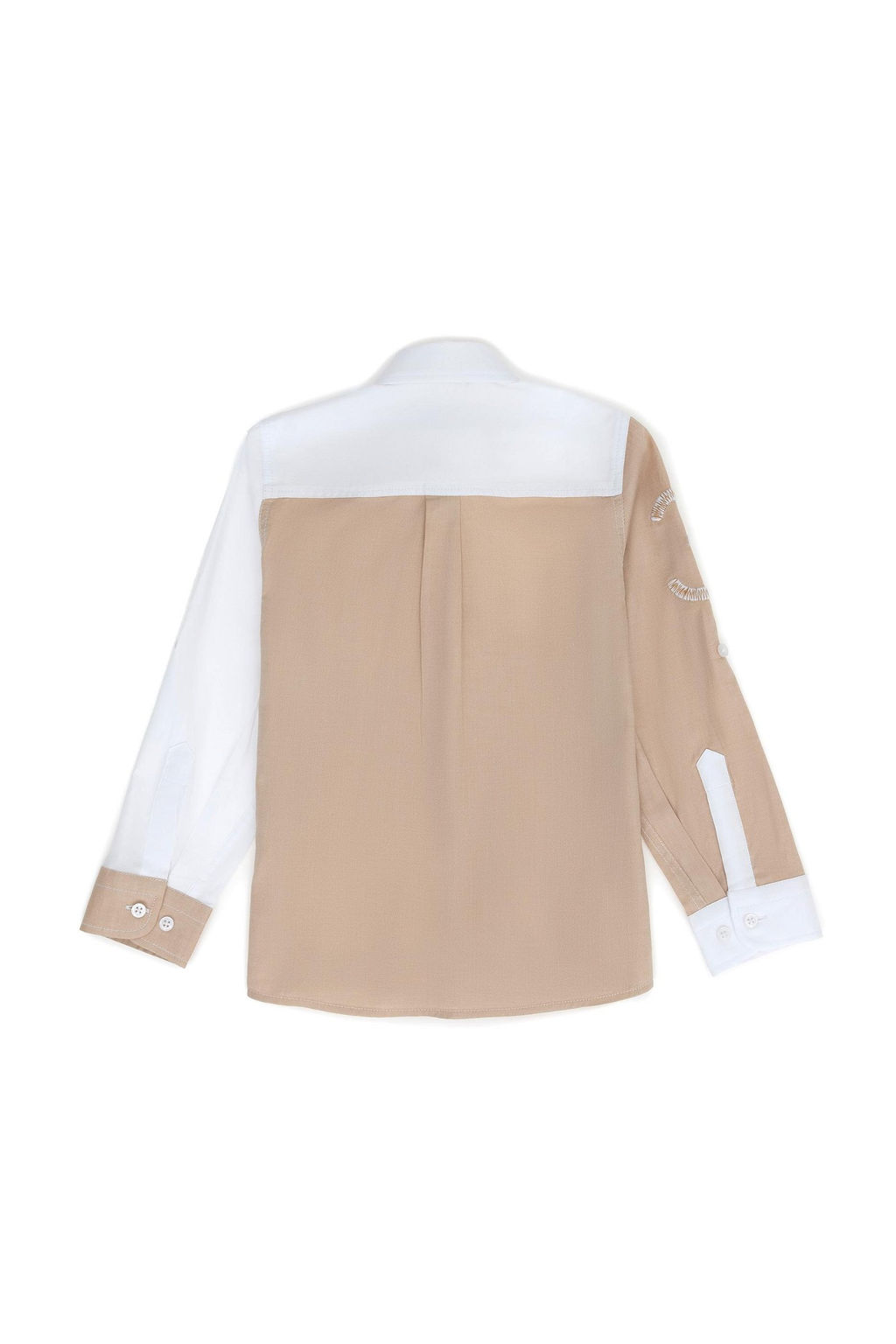 U. S. Polo Assn Рубашка песочного цвета с длинным рукавом для мальчика - U.s. polo assn фото 3