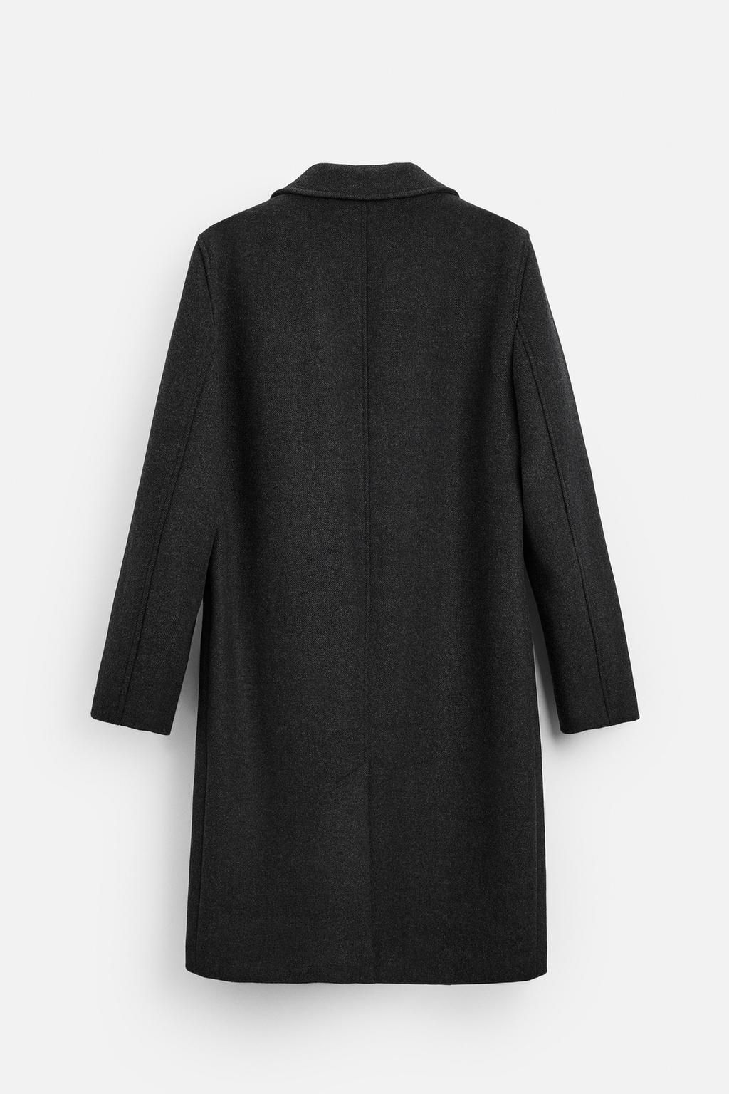 HERRINGBONE WOOL COAT - Zara фото 7