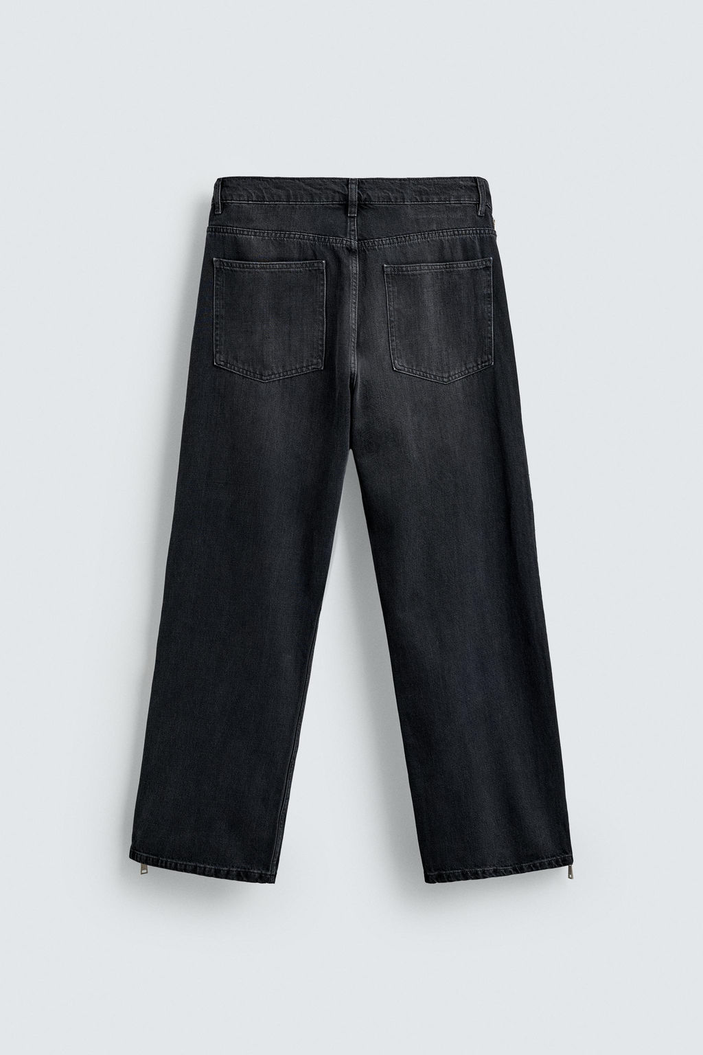 JEANS FLARE FIT CREMALLERAS / Carb?n - Zara фото 10