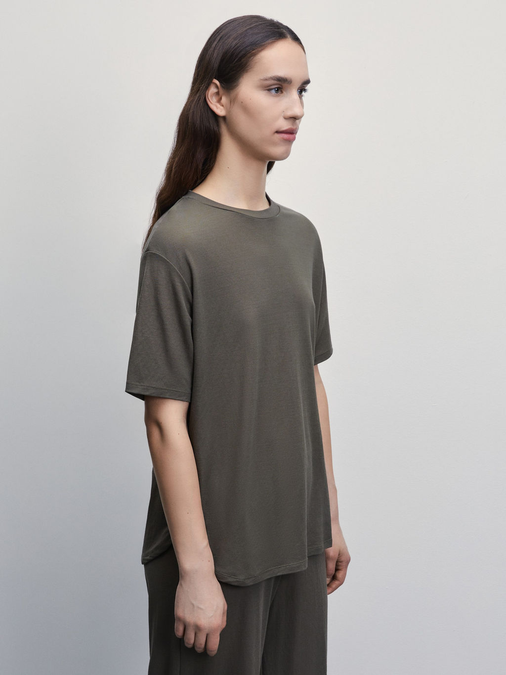 Топ прямого кроя с коротким рукавом / Zarina  фото 4