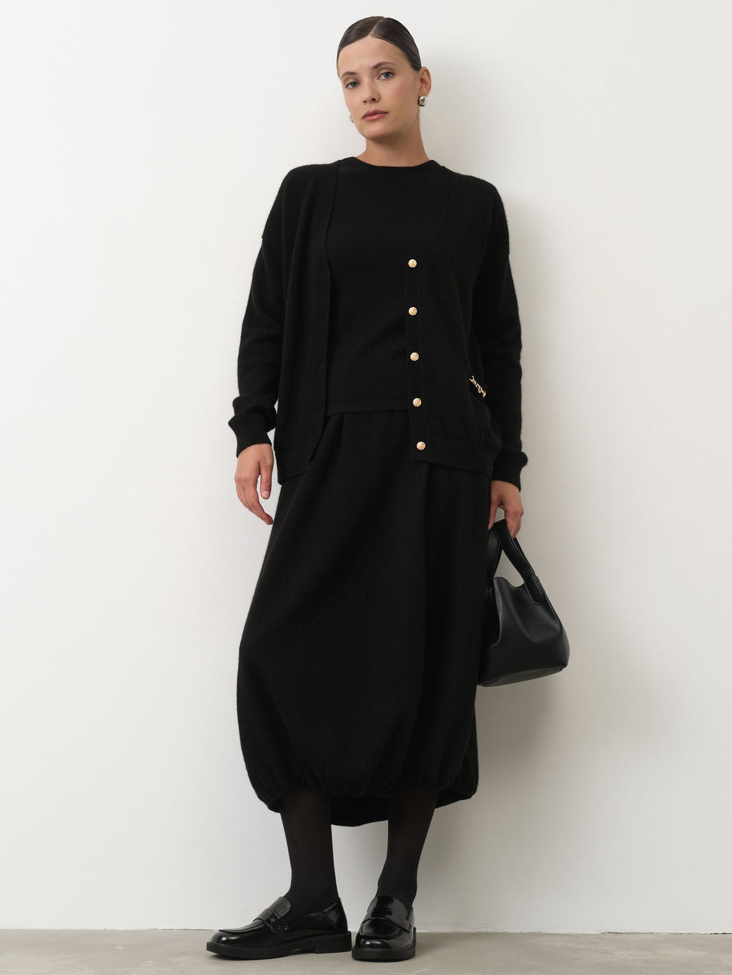 Джемпер кашемировый 06052 черный