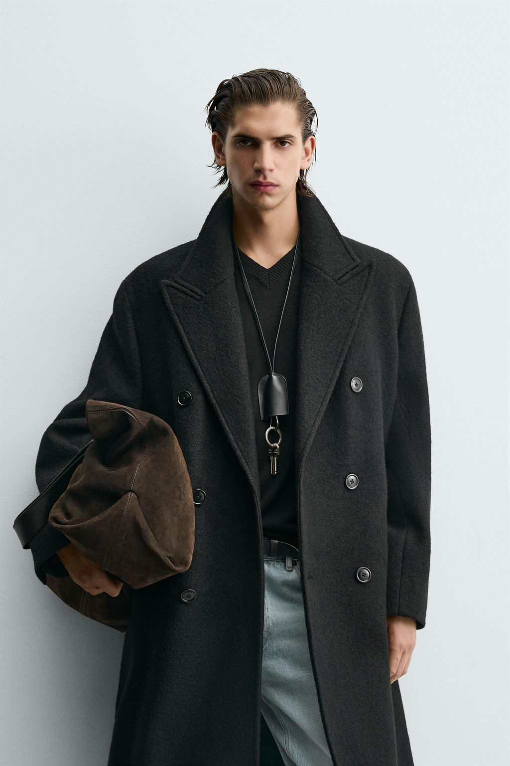 BOUCLE TEXTURED WOOL COAT - Zara фото 17