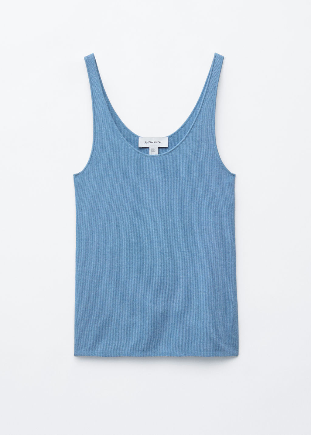 Camiseta de tirantes de punto con cuello redondo - H&m фото 2