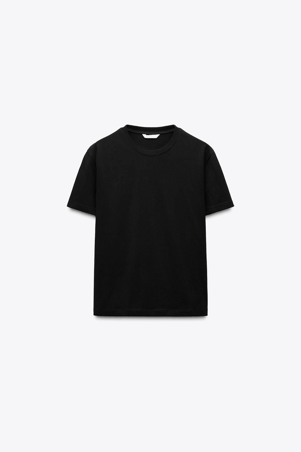 BASIC COTTON T-SHIRT - Zara фото 22
