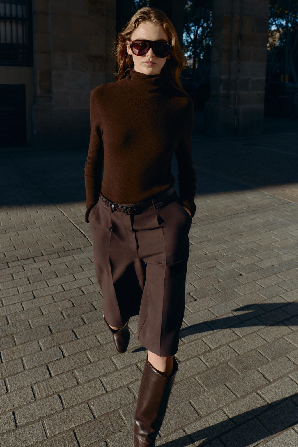 LONG BERMUDA SHORTS WITH BELT - Zara фото 17