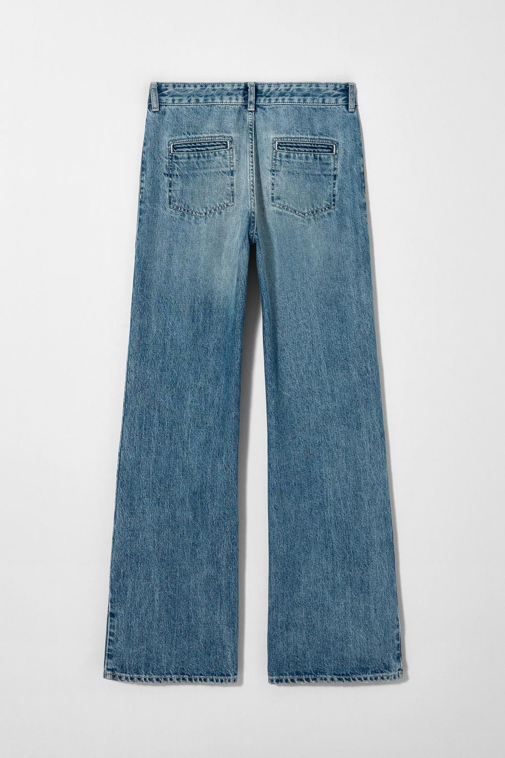 MID-WAIST WIDE-LEG JEANS KATE MOSS X ZARA  фото 3