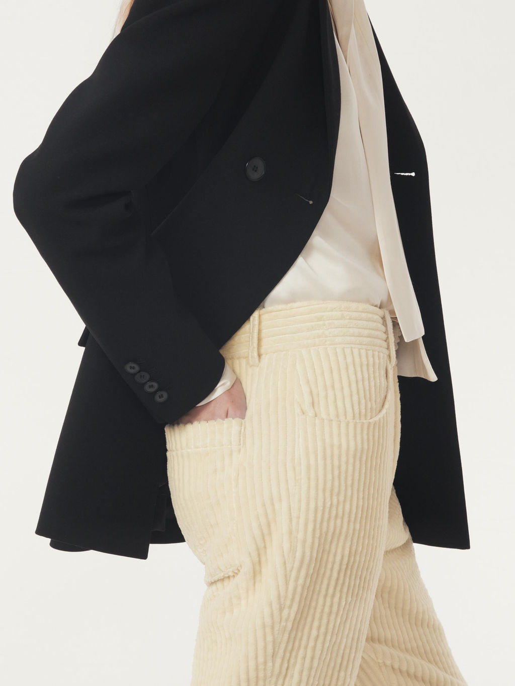 FLARE CORDUROY TROUSERS - THE ITEM ZARA WOMAN фото 3