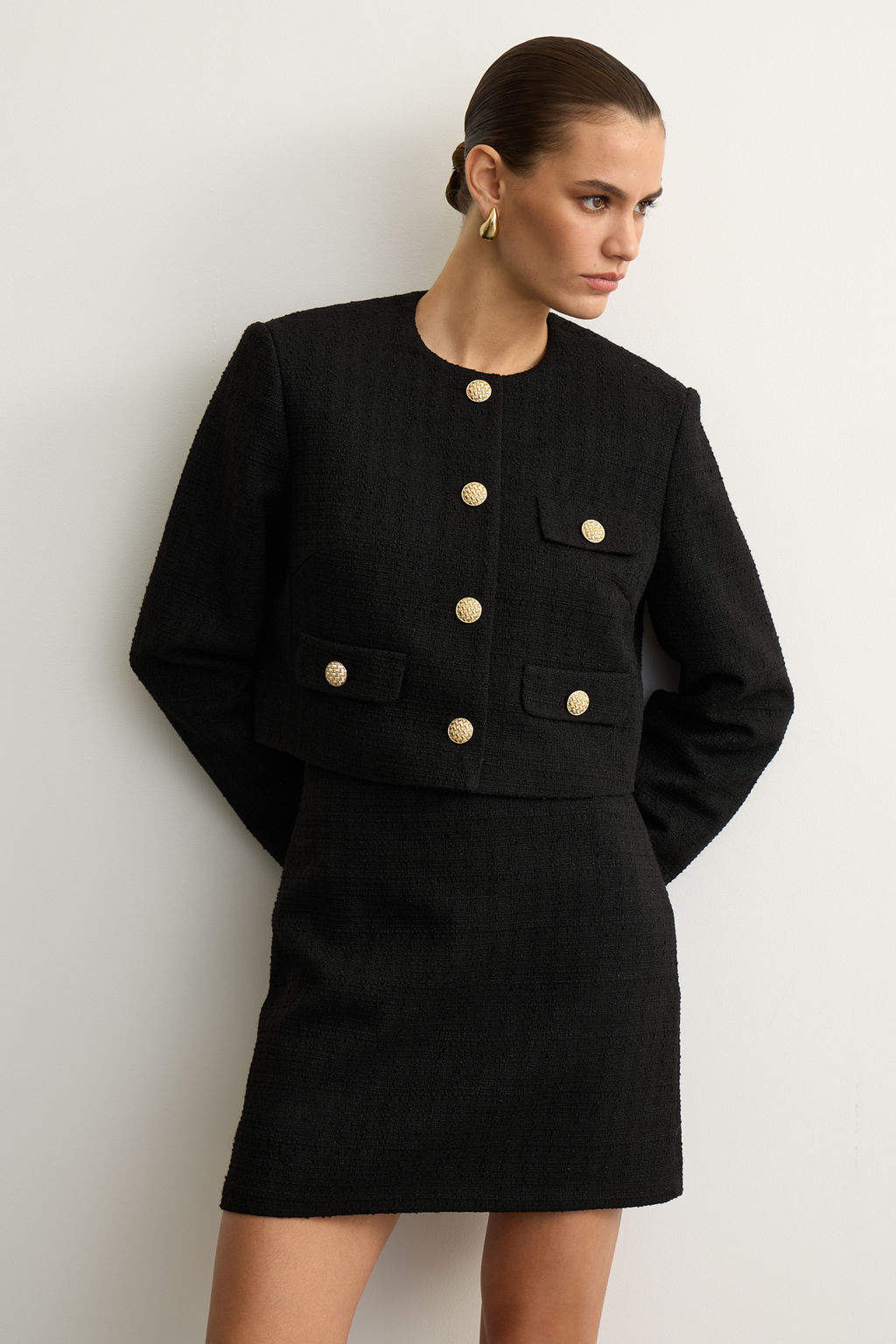 Юбка мини из твида - Mollis фото 2