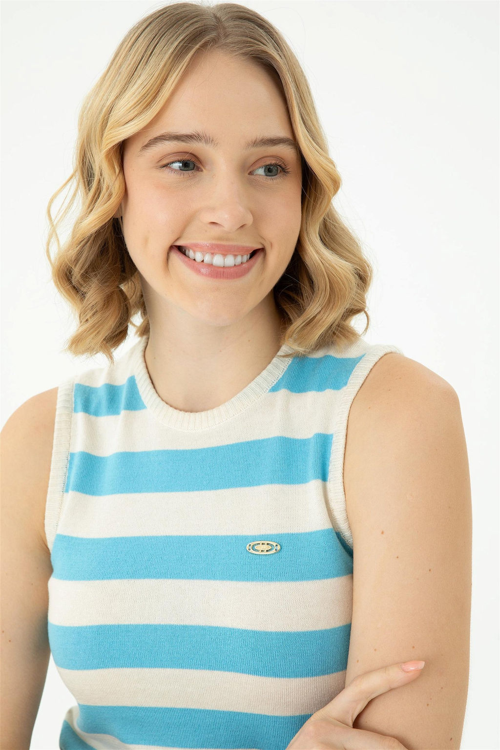 Женский бирюзовый свитер - U.s. polo assn фото 2