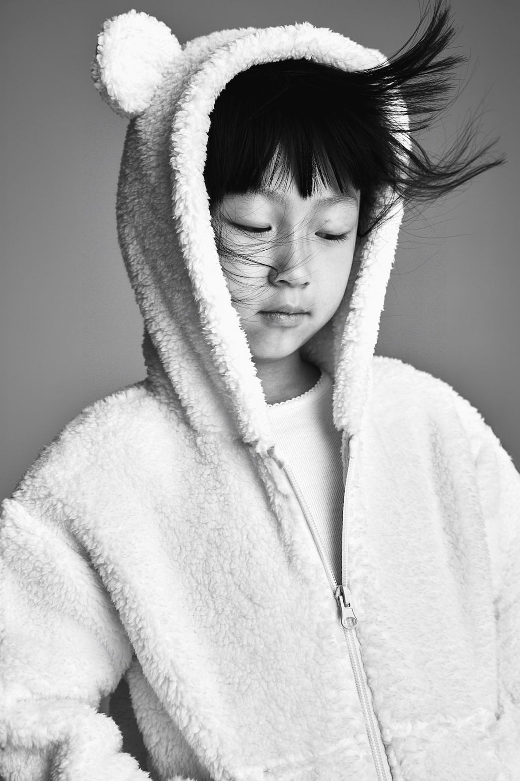 Chaqueta de borreguito con capucha y cremallera - H&m фото 3