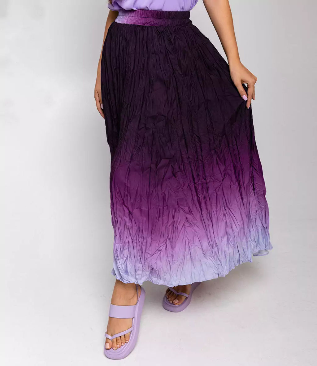 Юбка #КТ6080, фиолетовый
