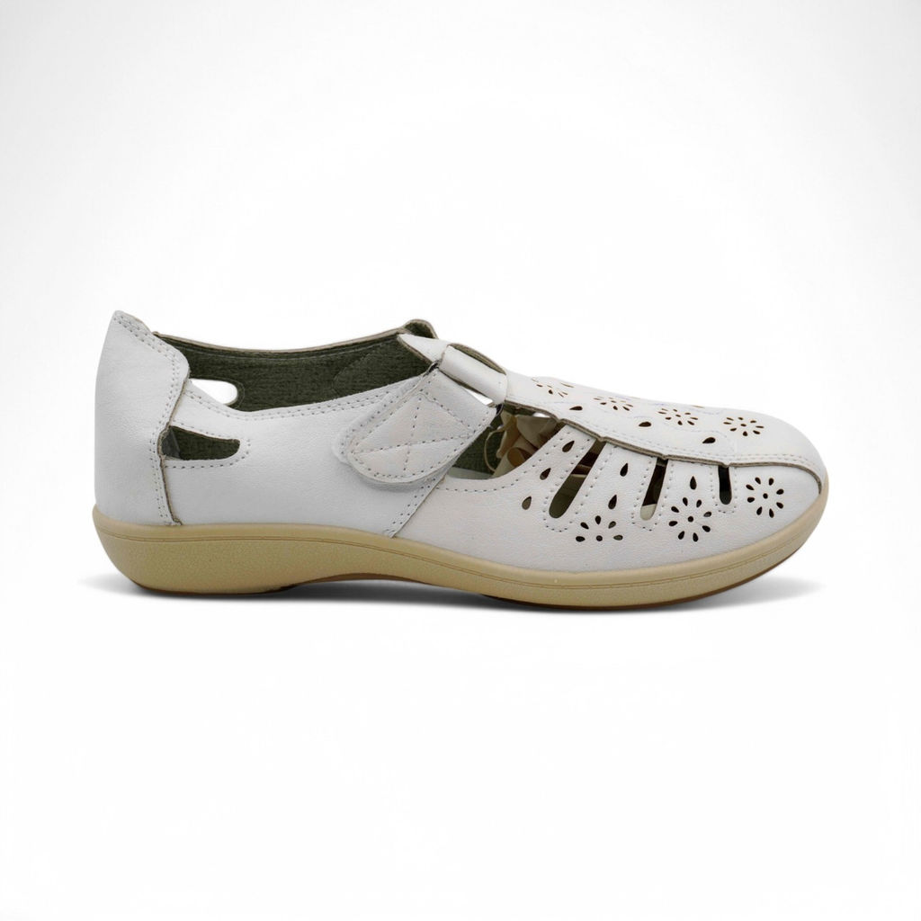 Женские летние туфли N3-6A белые - Sport фото 2