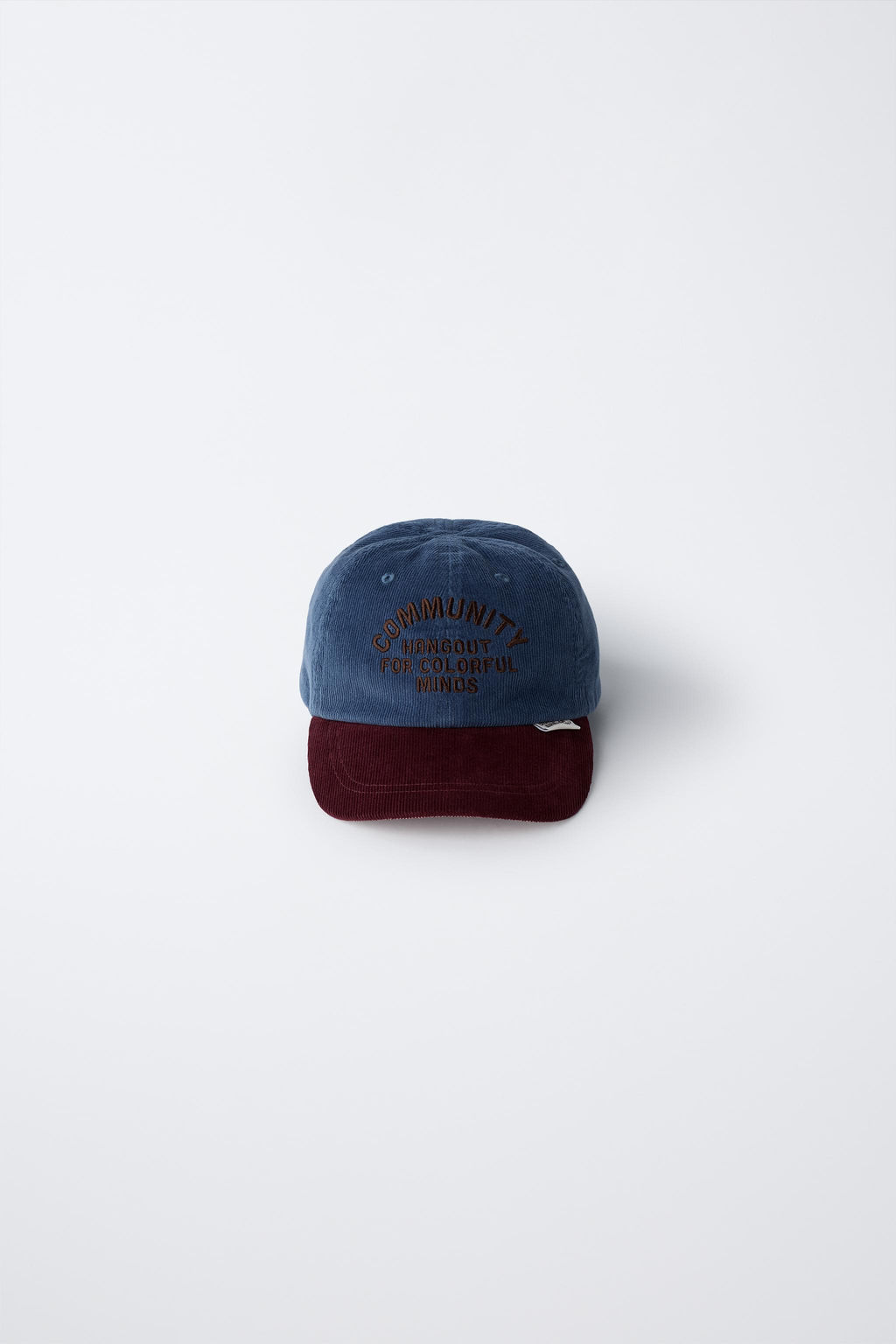 CONTRAST CORDUROY CAP