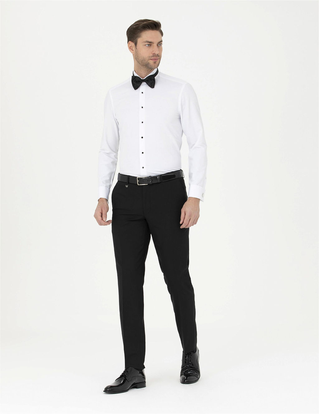 Beyaz Slim Fit Smokin G_mlek