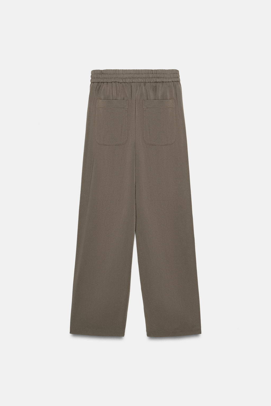 PANTAL?N RECTO NERVIO / Khaki - Zara фото 8