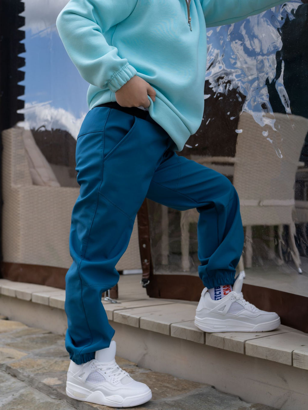 Брюки из мембраны на флисе