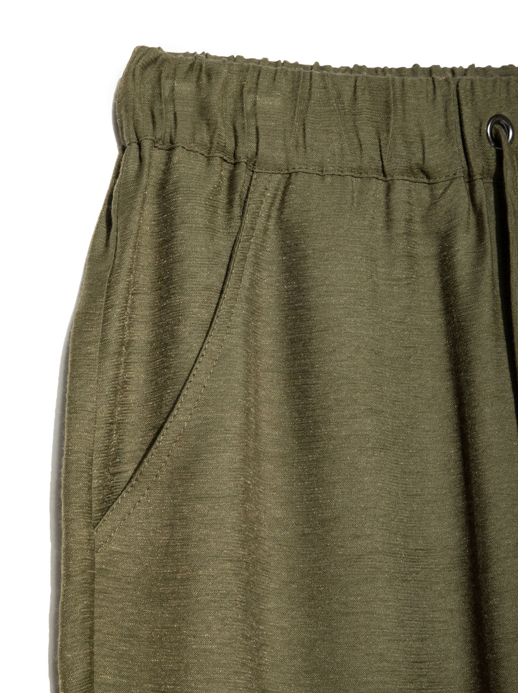 CONTE Фактурные брюки из вискозы премиального качества EXOTICA khaki - Conte elegant фото 5